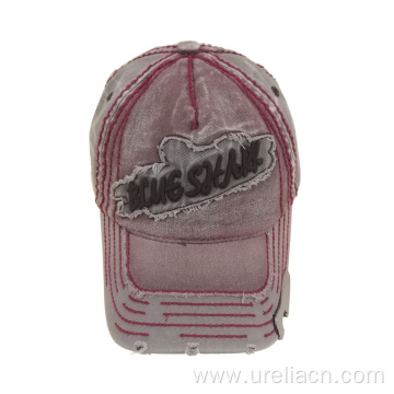 Washed baseball cap with bottle opener